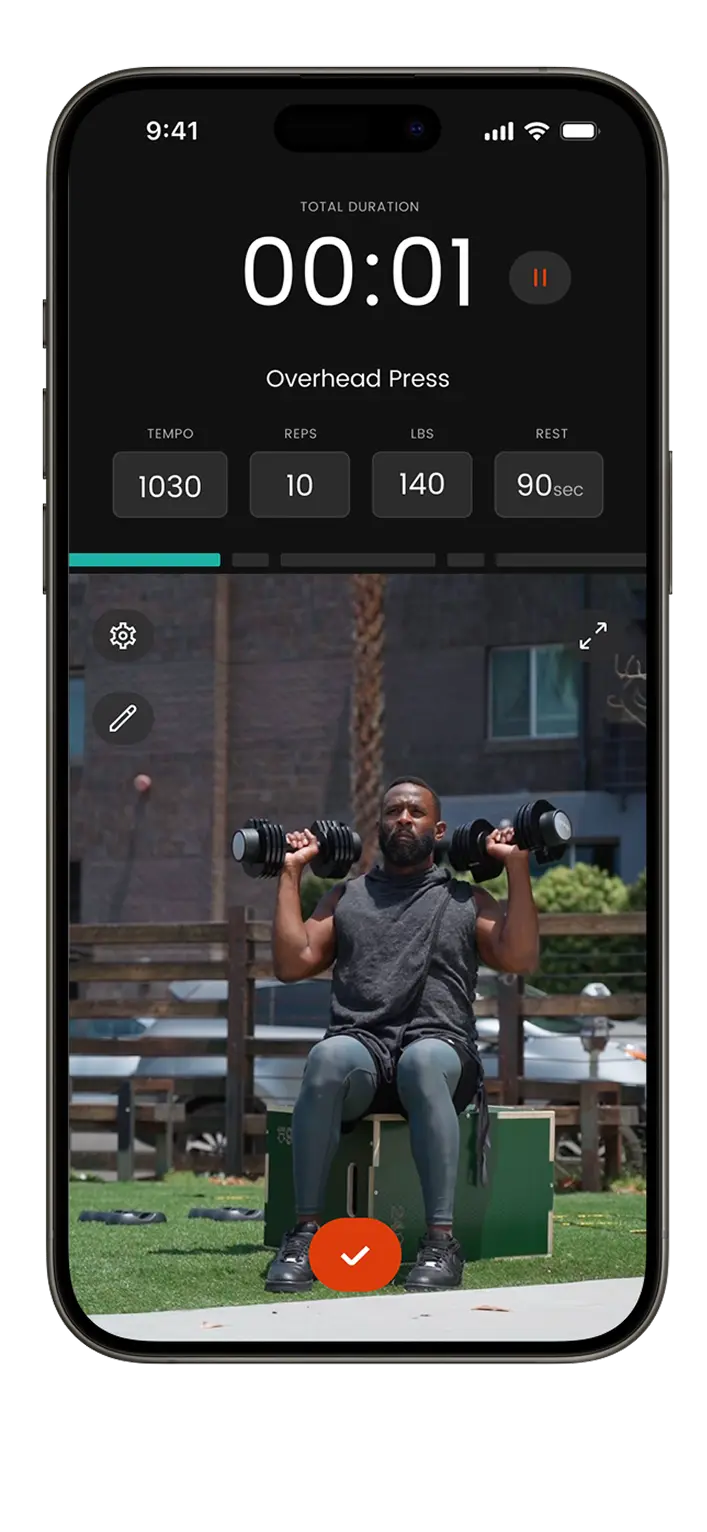Capture d'écran de l'application mobile Apte Fitness