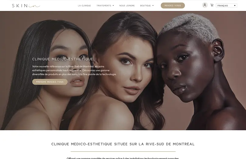 Skinin avant optimisation