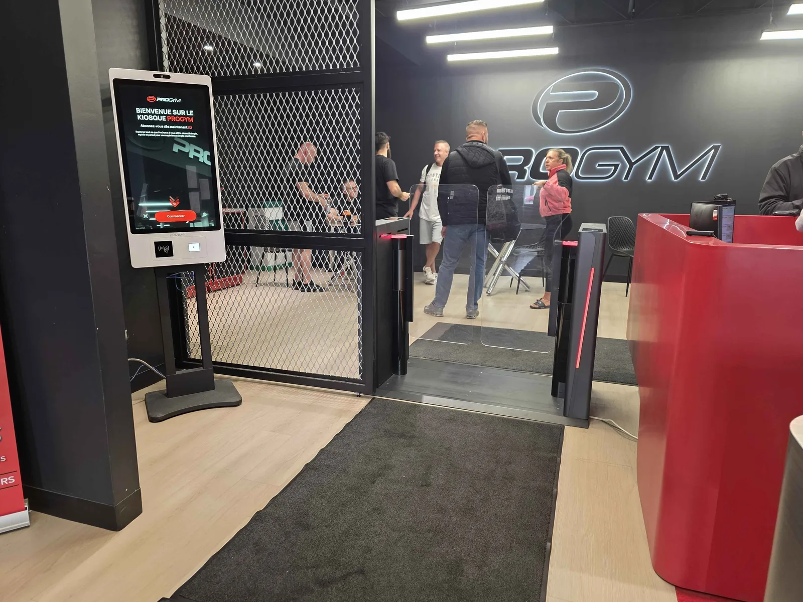 Interactive kiosk and access control